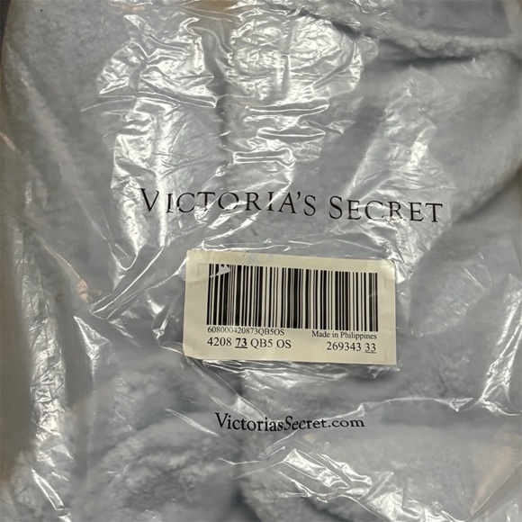 NWT PINK/Victoria\'s Secret Soft Blue Sherpa Tote